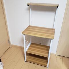 お譲り決定致しました！ありがとうございました。美品 レンジ台 炊飯器台 キッチン棚の画像