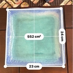 ☆新品エメラルドグリーンの平皿☆の画像