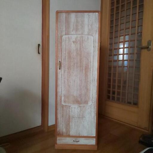 三味線箪笥 2丁掛 三味線箱 高さ約116㎝ + 長唄三味線 一丁 + 小物色々