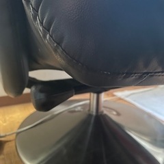 ニトリ　リクライニングチェア　オットマン付きの画像