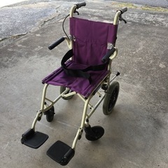 カワムラサイクル　携帯型介助用　簡易車椅子　旅くるま