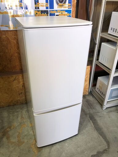 【動作保証あり】MITSUBISHI ミツビシ 2021年 MR-P15F 146L 2ドア 冷凍冷蔵庫【管理KRR365】