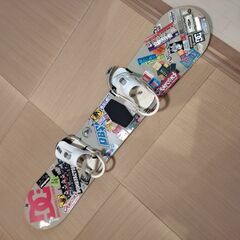 BURTON　バートン　スノーボード板（破損ありビンディング付き）