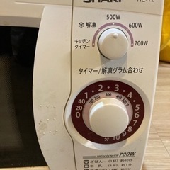 電子レンジ　2012年　シャープの画像