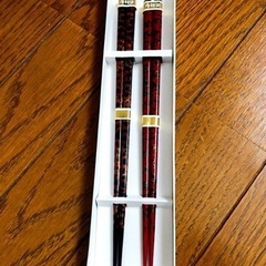 津軽塗　夫婦箸