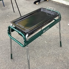 LOGOS  鉄板付きバーベキューグリル　コンロ　中古　リサイク...
