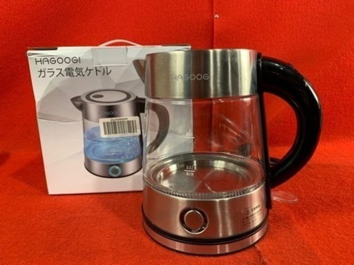 HAGOOGI ガラス電気ケトル 1.2L GEK-1200 2019年製