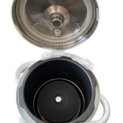 2020年製 圧力鍋 1.2L アルファックス・コイズミ LPC-T12/W LIVCETRA(リブセトラ) コンパクト電気式圧力鍋(0122k)の画像