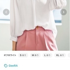 【決まりました】新品(*´꒳`*)ブラウス　オフィスカジュアルの画像