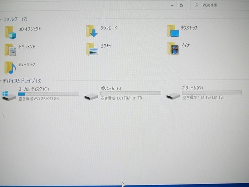 美品ゲーミングPC【win10】G-tune i850BA8 i7-6850K メモリ128GB SSD1TB+HDD2TB×2 GT