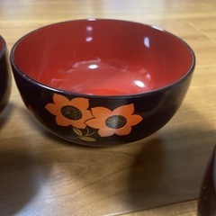 木箱あり♪未使用♪花柄おわん♪柄違う♪の画像