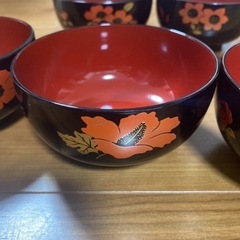 木箱あり♪未使用♪花柄おわん♪柄違う♪の画像