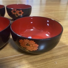 木箱あり♪未使用♪花柄おわん♪柄違う♪の画像