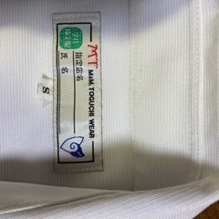 【値下げしました】(中古)男子中学生用シャツ　Ｓサイズ　鏡原中学校の画像