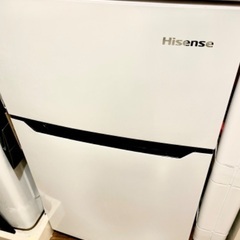 【東府中】ハイセンス2ドア冷蔵庫（93L）の画像