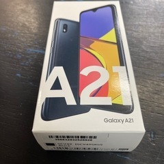 【美品】SIMフリー GALAXY A21 ブラック scv49...
