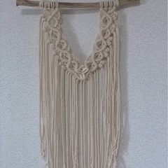 マクラメシェル付タペストリーの画像