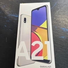 【美品】SIMフリー GALAXY A21 ホワイト scv49...