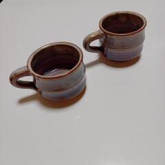 〈中古〉コーヒーカップ 2点セット
