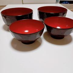 〈中古〉お椀　4点セット