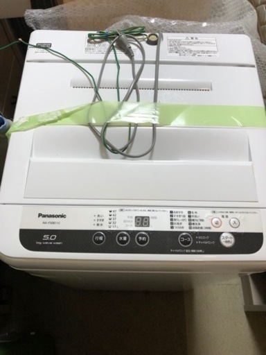 洗濯機　2018年製　パナソニック 5.0kg 全自動洗濯機　ホワイト Panasonic NA-F50B11