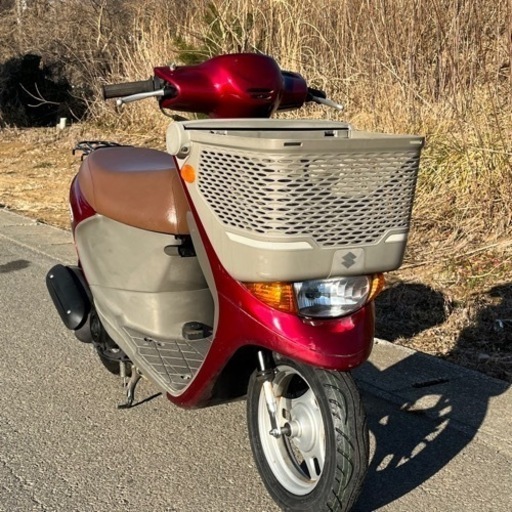 862. 【美車】スズキ・レッツ4バスケット！バッテリー新品！前タイヤ新品！整備済み！格安原付！千葉県柏市から即日納車可能！