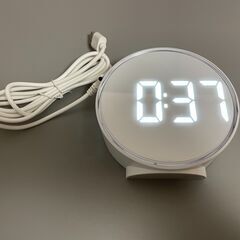 IKEA アラームクロック PLUGGET プルゲット ホワイト