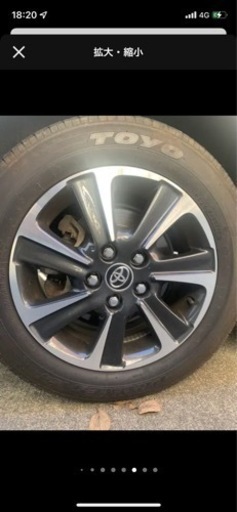 早い者勝ち！！80 VOXY煌Ⅲ 後期 NOAH W/B 純正ホイルタイヤ４本