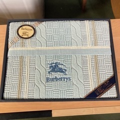 ● バーバリー、タオルケット、綿100%、