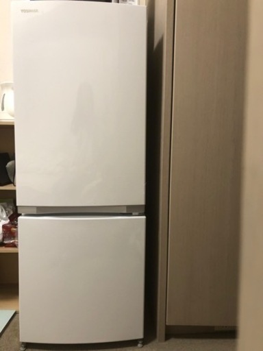 冷蔵庫　GR-M15BS-W 東芝 153L 2ドア冷蔵庫（シェルホワイト）【右開き】 TOSHIBA