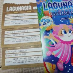 ラグナシア前売り入園券3枚セット ラグーナ蒲郡