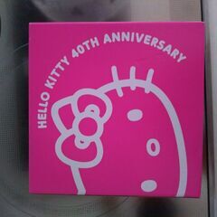 HELLO KITTY 40TH ANNIVERSARY　ガラス...