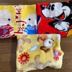 【決まりました！】毛布★子供用★3点セット★お昼寝用★膝掛けにも、