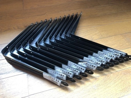 お洒落な棚受 DIY 金具 12本セット