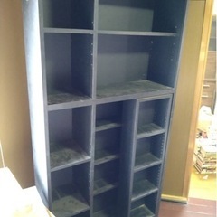 【中古品】木製大型収納棚