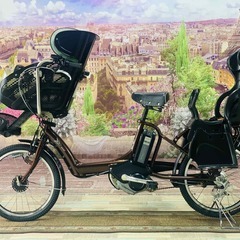 0500電動自転車☯️ブリジストンアンジェリーノ２０インチ 茶 