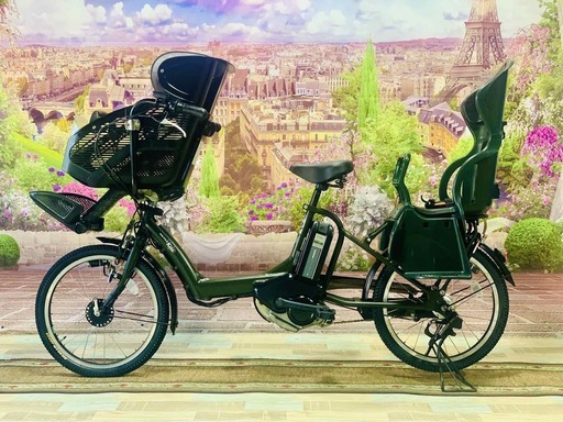 3390電動自転車ヤマハキッス２０インチ 緑
