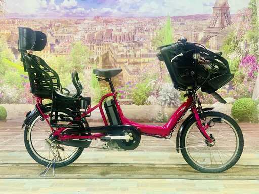 3388電動自転車ヤマハキッス２０インチ ピンク