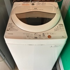 【2/13確約】【🎊ワンコイン🉐】TOSHIBA 洗濯機 5kg...