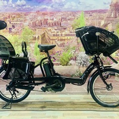 3422電動自転車ヤマハキッス超高性能モデル２０インチ 茶