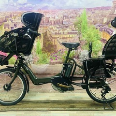 3394電動自転車ヤマハキッス超高性能モデル２０インチ　緑