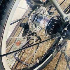 3394電動自転車ヤマハキッス超高性能モデル２０インチ　緑の画像