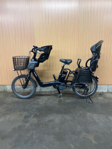子供乗せ‼️ 3人乗り‼︎ 電動自転車 Panasonic ギュットアニーズ 20インチ 黒 充電器 バッテリー 付き‼️