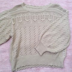 1【美品/M】レディース春物ニットの画像