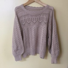 1【美品/M】レディース春物ニット