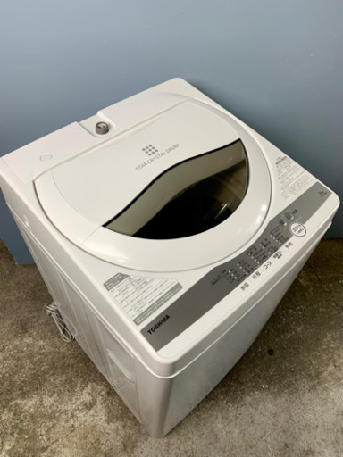 札幌市内配送無料 20年製 美品 TOSHIBA 東芝 5kg 全自動洗濯機 AW-5G9
