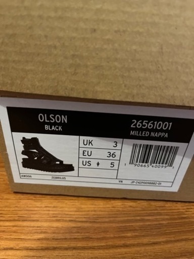 ドクターマーチン OLSON サンダル 黒
