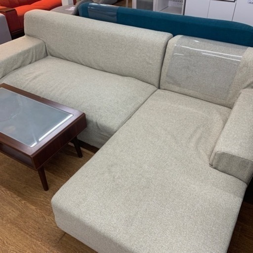 カウチソファ【店頭取引限定】【中古品】早い者勝ち！🚛足立区近郊配送可能！