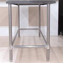 札幌市近郊配送/引取限定 メーカー不明 ステンレス作業台 幅150cm×奥行60cm×高さ78.5cm 厨房機器 業務用 キッチン用品 店舗用品 札幌市近郊配送/引取限定 メーカー不明 ステンレス作業台 幅