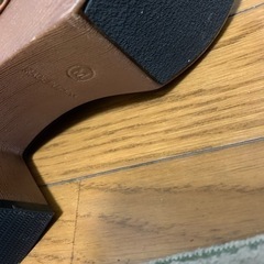 ブラウン厚底サンダルの画像